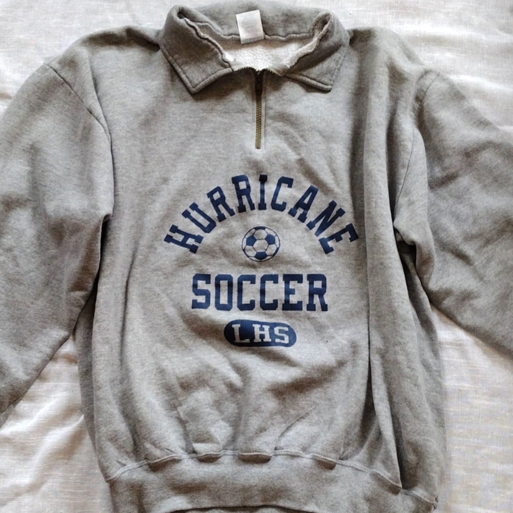 Simplistic Unisex Hurricane Soccer Pullover Sweatshirt